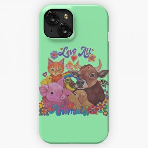 Love All Animals iPhone 15 Slim Phone Case Cover
