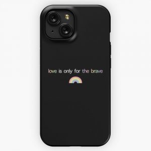Love Is Only For The Brave Pride iPhone 15 Slim Phone Case Cover