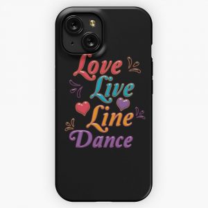 Love Live Line Dance Western Dancing iPhone 15 Slim Phone Case Cover