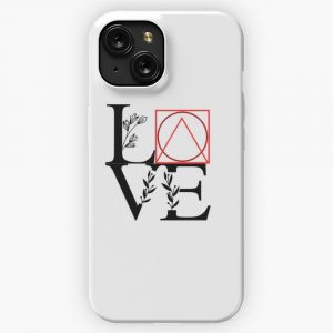 Love Squid Game Sticker iPhone 15 Slim Phone Case Cover