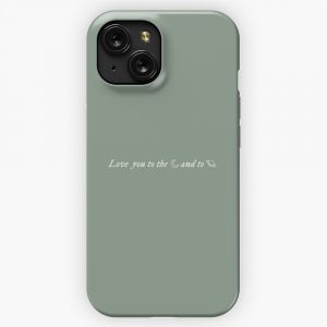 Love You To The Moon And To Saturn iPhone 15 Slim Phone Case Cover