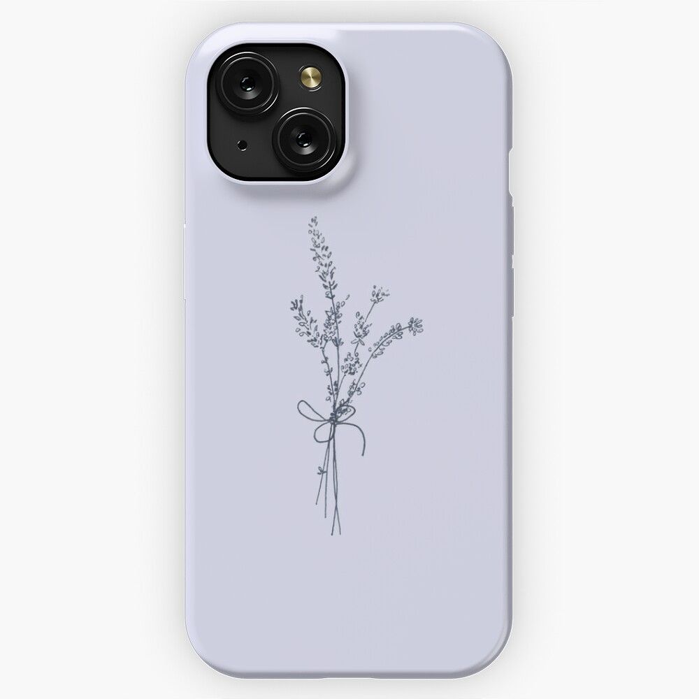 Lovely Lavender Bunch iPhone 15 Slim Phone Case Cover