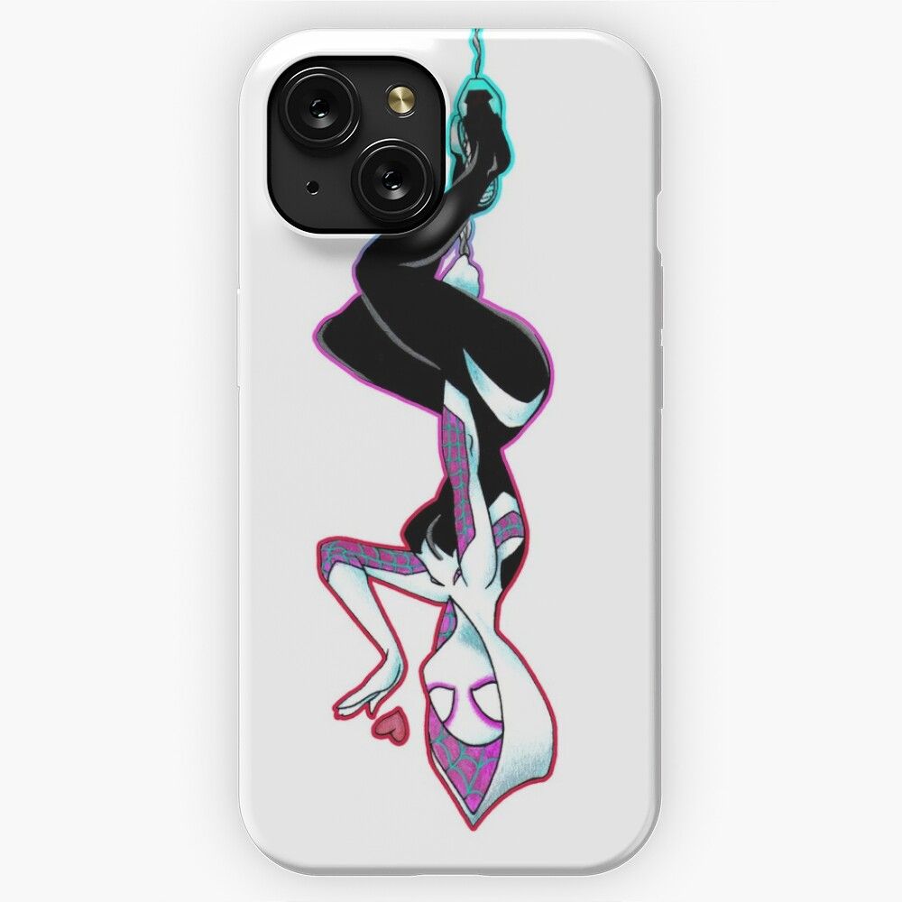 Lovely Neighborhood Spider Gwen iPhone 15 Slim Phone Case Cover