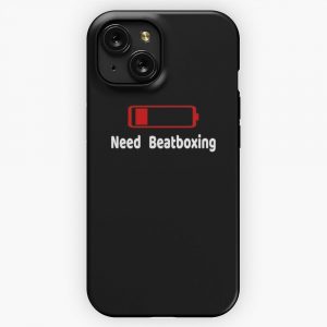 Low Battery Need Beatboxing Tshirt Activities Hobbies Gift iPhone 15 Slim Phone Case Cover