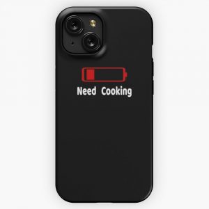 Low Battery Need Cooking Tshirt Activities Hobbies Gift iPhone 15 Slim Phone Case Cover