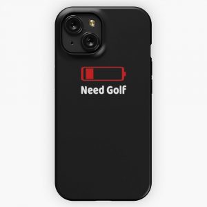 Low Battery Need Golf Tshirt Activities Hobbies Gift iPhone 15 Slim Phone Case Cover