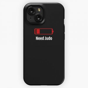 Low Battery Need Judo Tshirt Activities Hobbies Gift iPhone 15 Slim Phone Case Cover