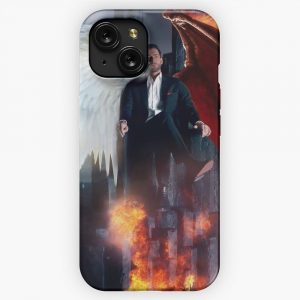 Lucifer Hellish Throne iPhone 15 Slim Phone Case Cover