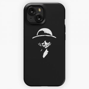 Luffy Dark Logo iPhone 15 Slim Phone Case Cover