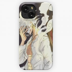 Luffy In Gear 5 Fanart iPhone 15 Slim Phone Case Cover