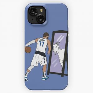 Luka Doncic Mirror Goat iPhone 15 Slim Phone Case Cover