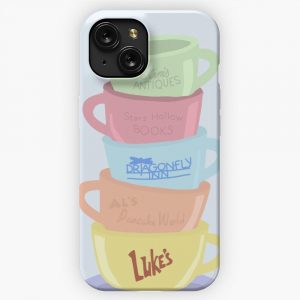 Lukes Diner Coffee Mugs iPhone 15 Slim Phone Case Cover