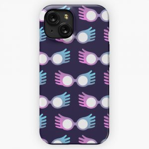 Luna Lovegood Glasses Pattern iPhone 15 Slim Phone Case Cover