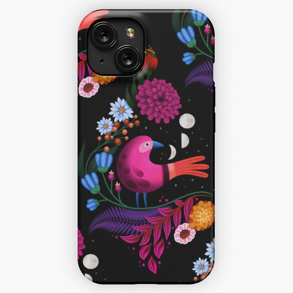 Lunar Bird iPhone 15 Slim Phone Case Cover