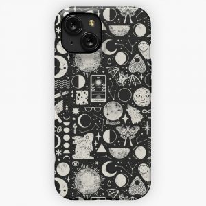 Lunar Pattern Eclipse iPhone 15 Slim Phone Case Cover