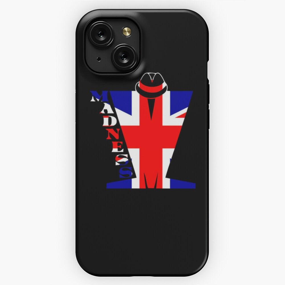Madness Union Jack Music Band Graphic Gift For Fan iPhone 15 Slim Phone Case Cover