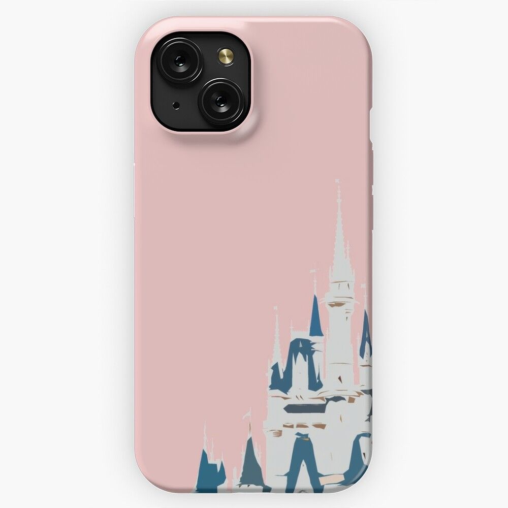 Magic Castle Millennial Pink iPhone 15 Slim Phone Case Cover