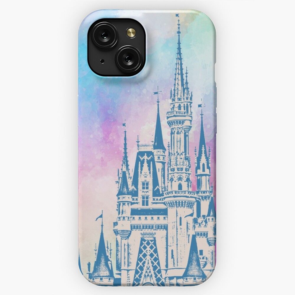 Magic Castle Watercolor Iii iPhone 15 Slim Phone Case Cover