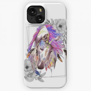 Magic Horse Unicorn Legendary Animals iPhone 15 Slim Phone Case Cover