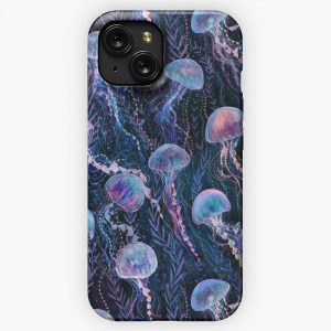 Magic Jellyfish iPhone 15 Slim Phone Case Cover