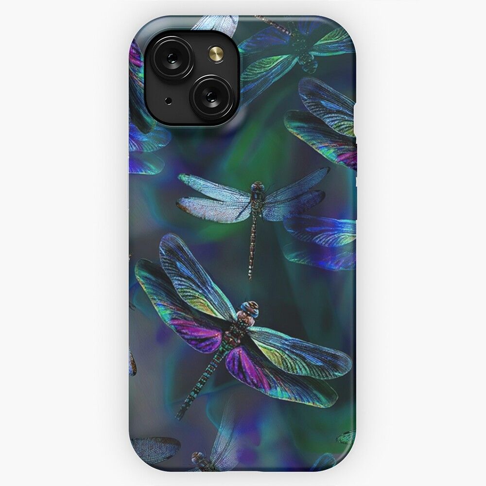 Magical Dragonfly Art iPhone 15 Slim Phone Case Cover
