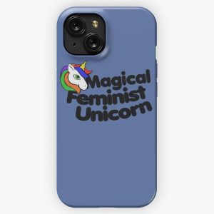 Magical Feminist Unicorn iPhone 15 Slim Phone Case Cover