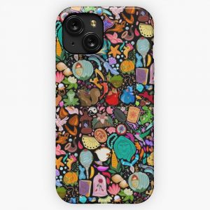 Magical Princess Black Background iPhone 15 Slim Phone Case Cover