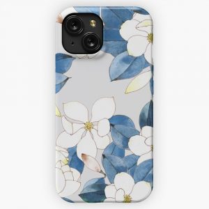 Magnolia In Spring iPhone 15 Slim Phone Case Cover