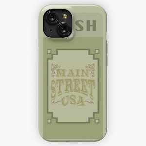 Main Street Trash Can Design iPhone 15 Slim Phone Case Cover