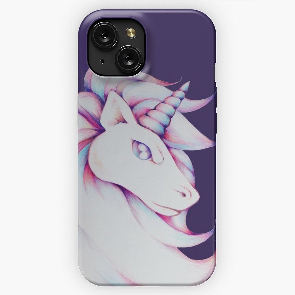 Majestic Badass Unicorn iPhone 15 Slim Phone Case Cover