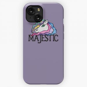 Majestic Unicorn 2 iPhone 15 Slim Phone Case Cover