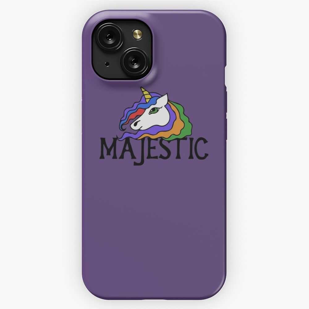 Majestic Unicorn 3 iPhone 15 Slim Phone Case Cover