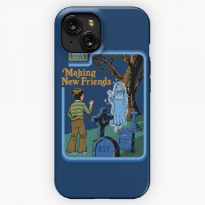 Making New Friends iPhone 15 Slim Phone Case Cover