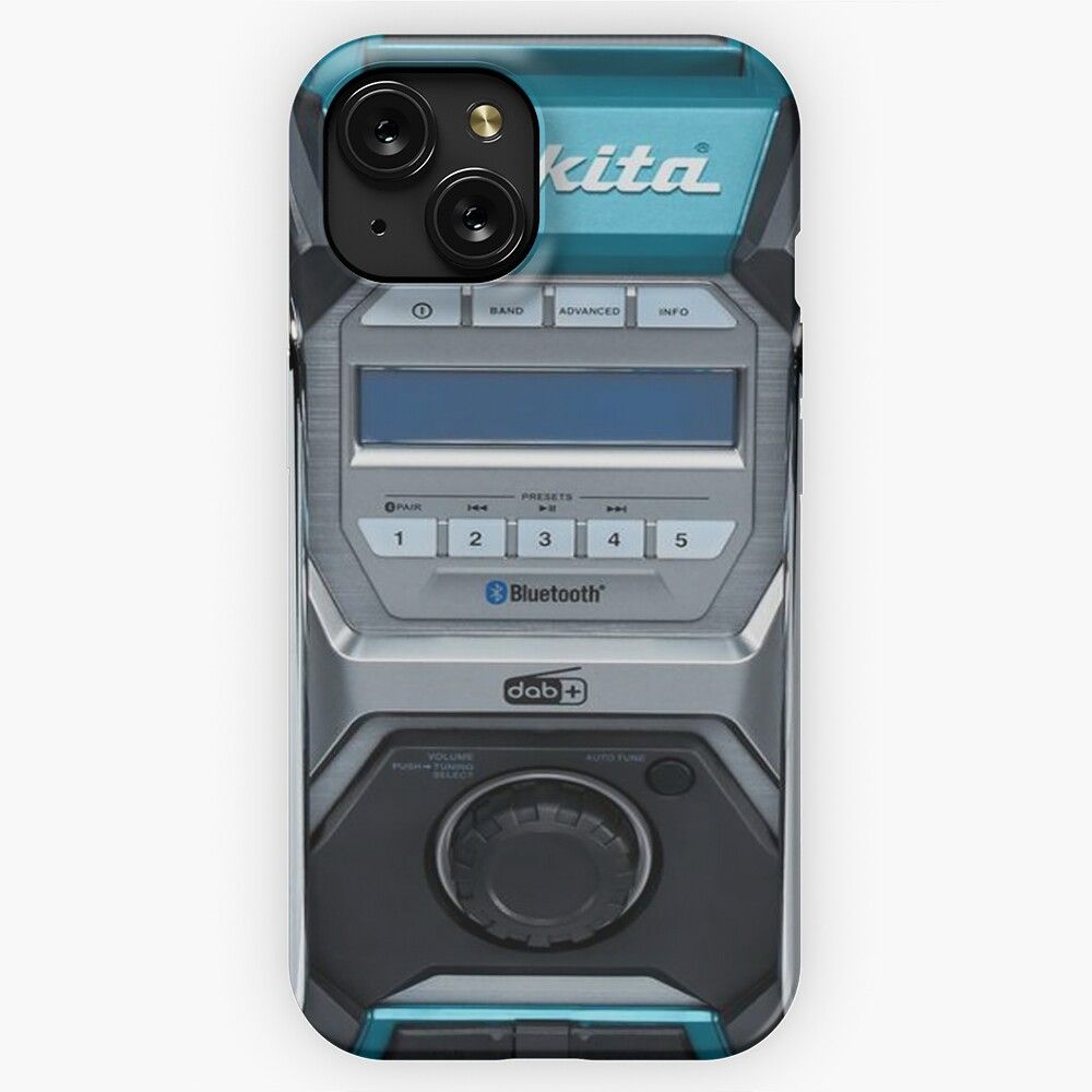 Makita Portable Radio Bluetooth iPhone 15 Slim Phone Case Cover