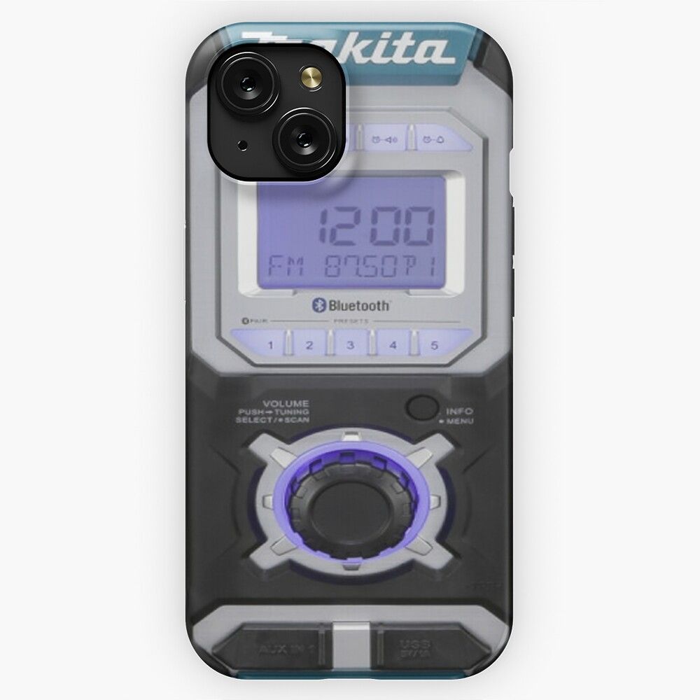 Makita Portable Radio Fm Bluetooth iPhone 15 Slim Phone Case Cover