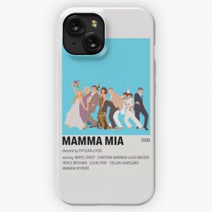 Mamma Mia Minimalist Poster iPhone 15 Slim Phone Case Cover