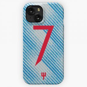 Manchester United 7 Away Kit iPhone 15 Slim Phone Case Cover