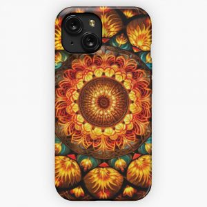 Mandala 48 iPhone 15 Slim Phone Case Cover
