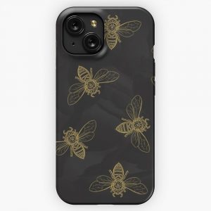 Mandala Bees iPhone 15 Slim Phone Case Cover