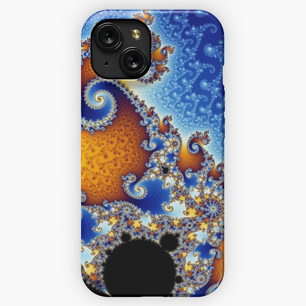 Mandelbrot Set iPhone 15 Slim Phone Case Cover