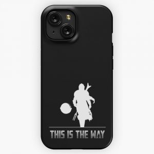 Mando Silhouette This Is The Way iPhone 15 Slim Phone Case Cover