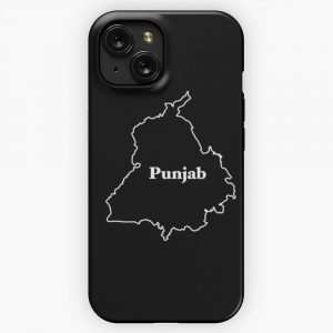Map Of Punjab iPhone 15 Slim Phone Case Cover
