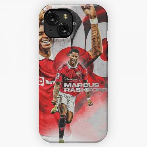 Marcus Rashford 100 Goal Celebration iPhone 15 Slim Phone Case Cover
