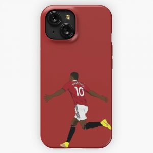 Marcus Rashford Goal Celebration 3 iPhone 15 Slim Phone Case Cover