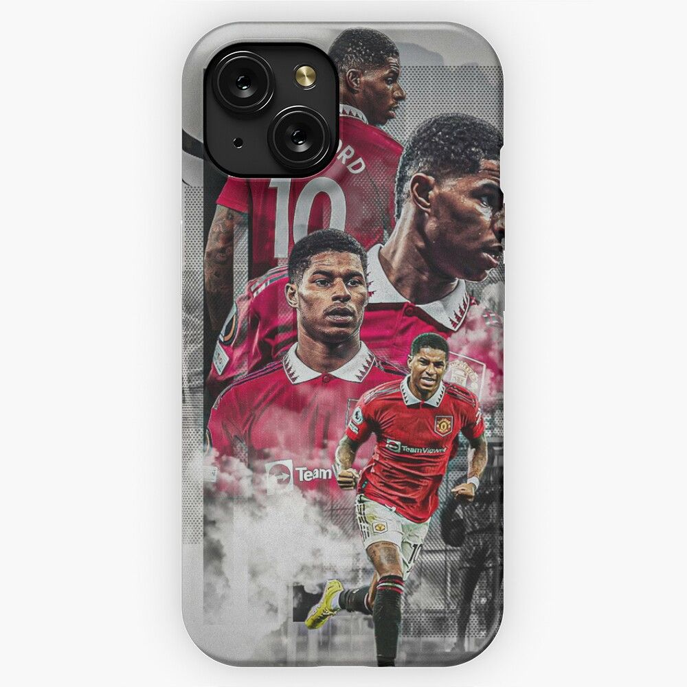 Marcus Rashford Goal Celebration iPhone 15 Slim Phone Case Cover