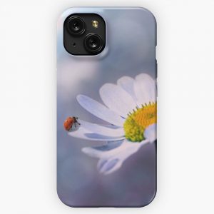 Marguerite With Ladybug iPhone 15 Slim Phone Case Cover