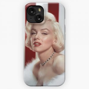 Marilyn Monroe Boa I iPhone 15 Slim Phone Case Cover