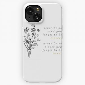 Marjorie Gold And Purple Flowers iPhone 15 Slim Phone Case Cover
