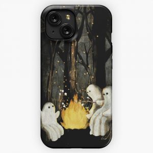 Marshmallows And Ghost Stories iPhone 15 Slim Phone Case Cover