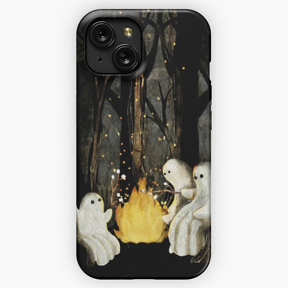 Marshmallows And Ghost Stories iPhone 15 Slim Phone Case Cover